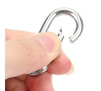 Clip Keychain Snap Hook Stainless Steel Carabiner Set Keychain For Camping For