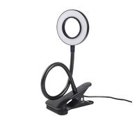 Clip LED Reading Desk Light Eye Protection Portable Folding Study Room Small Desk Lamp Timable Dimmable for Bedroom Bedside Table Lamp Apartment Office Workstation Lighting Fixture