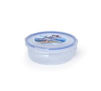 Clip Lock Lid Air Tight Round Plastic Food Storage Container Lunch Box 750ml (1)