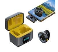 Clip Microphone,Magnetic Clip Mini Wireless Microphone | 12H Battery Life Noise Cancelling Lapel Speaker for Social Media Video Live Filming Music Singing Camera