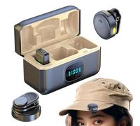 Clip Microphone - Small Microphone for Recording,Noise Cancelling Lapel Speaker for Social Singing Music Filming Live Video Media Content