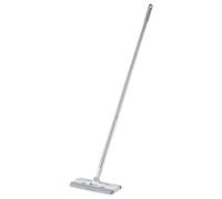 Clip-Mopp Floor Wiper - 113 cm Mikrofaser | Wiederverwendbarer Wischmopp - Automatisches Tuchwechsel System für Trocken NASS Reinigung auf Fliesen Holz Küche Bad Wand Haushalt