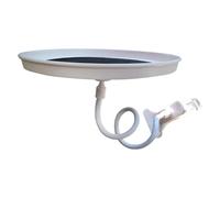Clip-Mount Car Desk Swivel Tray, Quick Installation Car Accessories, Foldable Travel Table for Snacks, Reading, Work, Fits Most Seats with Adjustable Clamps