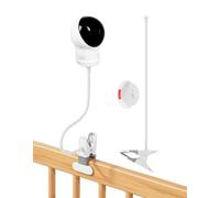 Clip Mount Compatible with Eufy Baby Monitor Camera, Flexible Gooseneck Baby Monitor Holder for Crib Without Tools or Wall Damage