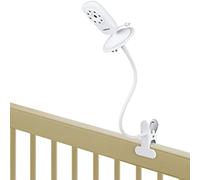 Clip Mount Stand for ANMEATE, Motorola, Owlet, Arlo Baby Monitor and Most Universal Monitors Camera, Flexible Gooseneck Baby Monitor Holder for Crib Nursery Without Tools or Wall Damage