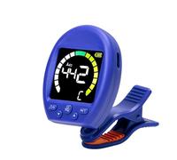 Clip on 360 Degree Swivels Digital Electronic Tuner with Metronome Function Acoustic Guitar Bass Violin Ukulele Color Screen Display Portable Guitar