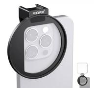 Clip On 67mm Phone Filter Kit,Mount Threaded Lens Filter Clip with Cold Shoe Mount, 67mm Phone Filter Adapter,Compatible with iPhone 15 Pro Max 15 Plus 14 13 Samsung Galaxy S22 S23 Ultra