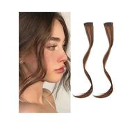 Clip-on Bangs 12Inch Synthetic Elegant Curly Wave Clip-In Side Bangs Long Hair Extensions Wig(2M30)