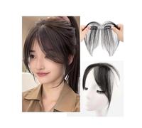 Clip-on Bangs Hair Bangs with Sideburns Human Clip In Extensions Styling Tools Natural Hairpiece Women In Bang