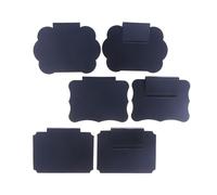 Clip On Basket Labels 20Pcs Clip On Basket Labels Reusable PVC Black Removable for Storage Bins Organizer(B)