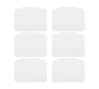 Clip On Basket Labels 20Pcs PVC Clip-on Label Holders Removable Basket Tags Storage Organizer Bin Hanging Clips for Pantry