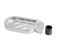 Clip-on Bathroom Soap Holder, ABS Shower Soap Dish, Shower Soap Tray Clip On, Adjustable Bathroom Gadget for 25mm Tube/Pipe/Rod/Pole
