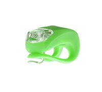 Clip-On Bike and Scooter Lights - LED Light-Up Wheels for Kids - Silicone Bike Light - Green, Freesize
