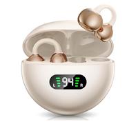 Clip-On Bluetooth Earbuds Wireless Bone Conduction Earphones, Open-Ear Sports Headphones, Innovative Earhook Design, 180 Hours Standby Time, Secure Fit, Water and Dust Resistant