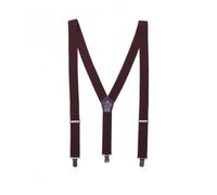 Clip On Braces Premier Brown One Size