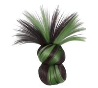 Clip On Bun - Claw Clip Short Ponytail Extension,Feathered Synthetic Wig for Quick Styling Updo Cheer Daily Wear