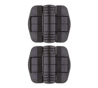 Clip-On Butt Hinge,Embedded Hinge, Cabinet Hinges for C6-1 Black 58mm x 50mm 80 Degree Detent Stainless Tube Pack of 2