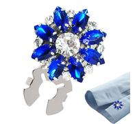 Clip On Button Covers | Elegant Button Cover for Shirt Crystal Embellishments,Trendy Formal Attend Accessories Clothing Decoration for Women