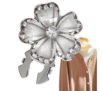 Clip On Button Covers | Elegant Button Cover for Shirt Crystal Embellishments - Trendy Sleeve Clips Formal Attend Accessories for Shirts Dresses Suits