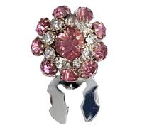 Clip On Button Covers - Shiny Crystal Embellishments Button Cover Cufflinks,Trendy Sleeve Clips Formal Attend Accessories for Shirts Dresses Suits