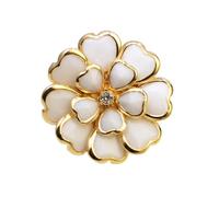 Clip On Button Covers - Silver Base Rhinestone Elegant Floral Jewelry | Detachable Shirt Cufflinks Decoration Vintage Clothing For Women | Embellishment Đe Perle, Se référer à la description, Rubber
