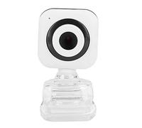Clip On Camera, Built in Microphone Computer Camera Webcam Pc Accessory with 480P White with Transparent Clip Webcam Webcam for Pc for Video Broadcast Computer Laptop Desktop