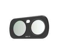 Clip on Camera Lens Filter for Action Camera, Two-Lens Glass Metal Accessory for Content Creators on the Go Action Filter Two Accessory Clip on Glass Metal Frame Travel Filming Outdoor