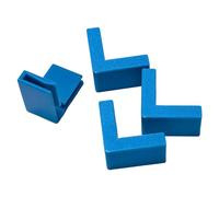 Clip on Cardboard Corner Protectors Thick Paper Box Reinforcements Right Angles Clip for Creating Long Last Storage Border Reinforcement Clamps