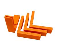 Clip on Cardboard Corner Protectors Thick Paper Box Reinforcements Right Angles Clip for Creating Long Last Storage Border Reinforcement Clamps