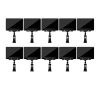 Clip On Chalkboard Signs,10 PCS Reusable Price Signs 3cm Extra-Wide Strong Clip & 360° Swivel Joint for Vendors Business Retail Food Clothing Rack Shelf Basket
