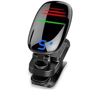 Clip-on Chromatic Tuner With LCD Color Display With Guitar, Ukulele, Violin And Chromatic Tuning Modes For All Stringed Instruments