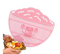 Clip On Colander - Portable Fine Mesh Strainer That Clips to Any Pot | Kitchen Gadget for Washing Rice, Pasta, Vegetables & Fruits | Space-Saving Design for Small Kitchen, Apartment & Dorm