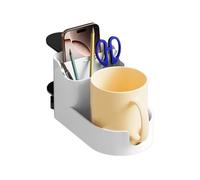 Clip on Cup Holder | 14.5 x 9 x 3.5 cm Desktop Cup Organizer | Smart Space Design Adjustable Clip on Cup Holder, Auto Accessories for Office, Bedroom, Home, Retraux, School DORIGNORY