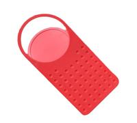 Clip On Cup Holder, ABS Chair Drink Rack With Flexible Clamp, Colourful Striped Tray And No Tool Setup For Desk Edge, Beach Chair, Poolside, Picnic, Camping And Outdoor Use Red 1pc