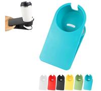 Clip on Cup Holder,Cup Clip Drink Holder Beach Chair Cruise,Portable Desk Side Cups Holders Clips Mug Holders Clamp for Water Drink Beverage Soda Coffee Mug for Camping Chair Sunbed (Blue)