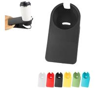 Clip on Cup Holder,Cup Clip Drink Holder Beach Chair Cruise,Portable Desk Side Cups Holders Clips Mug Holders Clamp for Water Drink Beverage Soda Coffee Mug for Camping Chair Sunbed (Black)