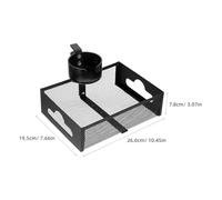 Clip on Desk Side Storage Desk Edge Clamp Cup Holder