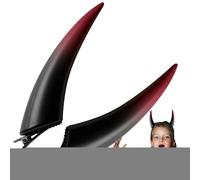 Clip on Devil Horns | Devil Costume Women Demon Vampire Headpiece - Hair Clips, Horns Hairpin for Scary Party Look, Gothic Funny Cosplay for Women Halloween