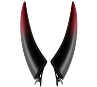 Clip on Devil Horns, Gothic Devil Horns - Devil Costume Women's Demon Vampire Headpiece - Women's Demon Vampire Headpiece, Halloween Hair Clips, Funny Devil Horns for Women, Men