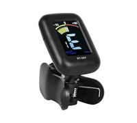 Clip-On Digital Tuner for Violin, Cello, Guitar, Bass, Ukulele - 360° Rotating Clip, ±0.5 Cent for PRECISION, a0 to c8 Range, LCD Display, Portable Instrument Tuning Device