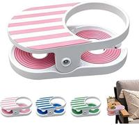 Clip on Drink Holder, Clip oon Cup Holder for Beach Chair, Secure Your Beverage Anywhere, Universal Clip-on Drink Holder Clip, Portable Wine Glass Clamp Holder for Pool, Camping, Outdoor