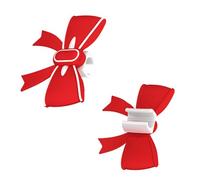 Clip-on Earbud Charm Compatible for WF-1000XM6 Earphones, Flexible Silicone Ribbon Design, Casual Outfit Accent Pair Earbud Decorative Clip Ribbon Earphone Accessory Silicone Ornament Daily Carry Wrap