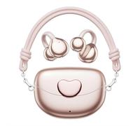 Clip on Earbuds, Bluetooth 6.0 Wireless Open Ear Headphones with Bag-Style Charging Case, IPX7 Waterproof, 24H Playtime Open Ear Buds,Headphones for Women Ideal for Small Ears,Sports,Workouts,Glasses