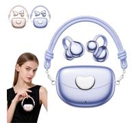 Clip-on Earbuds,Bluetooth Headphones,Open Ear Headphones Bluetooth 6.0,Clip-On Headphone for Women,24-Hour Battery Life,HD Call,Comfort Fit for Workouts,IPX7 Watertpoof,for GlassesWearer