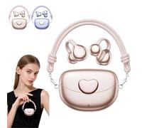 Clip-on Earbuds,Bluetooth Headphones,Open Ear Headphones Bluetooth 6.0,Clip-On Headphone for Women,24-Hour Battery Life,HD Call,Comfort Fit for Workouts,IPX7 Watertpoof,for Lovers