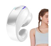 Clip On Earphones, Clip On Earbuds | Open Ear Bone Conduction Earbuds | Professional Style Clip On Wireless Headphones for Meeting, Running, Hiking and Travel