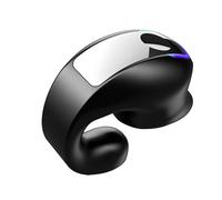 Clip On Earphones, Clip On Earbuds | Open Ear Bone Conduction Earbuds - Professional Style Clip On Wireless Headphones for Meeting, Running, Hiking and Travel