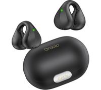 Clip On Earphones, Clip On Earbuds, Open Ear Headphones, Earphones Wireless Bluetooth Noise Cancelling, 40H Playtime, IPX5 Waterproof, Comfortable Lightweight for Sport Running Gym Cycling (Black)