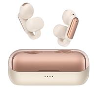 Clip On Earphones, Clip On Earbuds, Open Ear Headphones, Earphones Wireless Bluetooth Noise Cancelling, 40H Playtime, IPX6 Waterproof, Comfortable Lightweight for Sport Running Gym Cycling (Rose Gold)