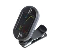 Clip-On Electronic Guitar Tuner with LCD Display for Violin Bass Ukulele | Universal Tuning, Easy Operation, Auto Shutdown, Plastic Body, Black Finish, 3V Power, A0 C8 Range, ±1 Cent Accuracy